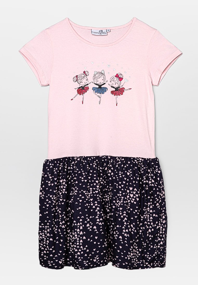 happy girls Jerseyjurk donkerroze