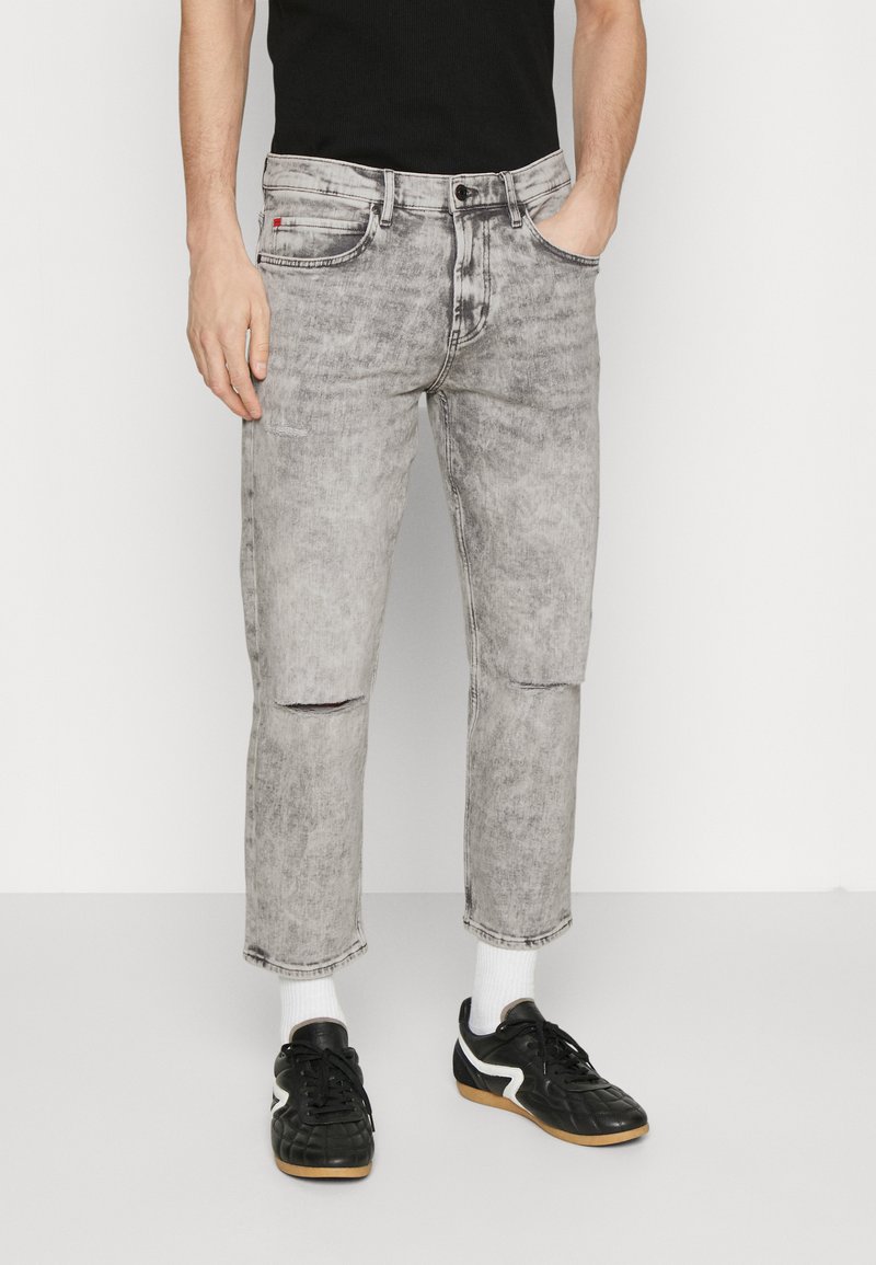 HUGO Straight leg jeans light/pastel grey/grey denim Zalando.co.uk