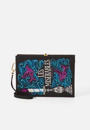 BOOK LES MISERABLES STRAPPED - Clutch - black