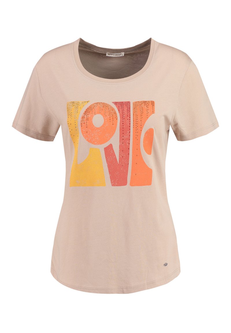 Key Largo IMPULSE ROUND - T-Shirt print - beige