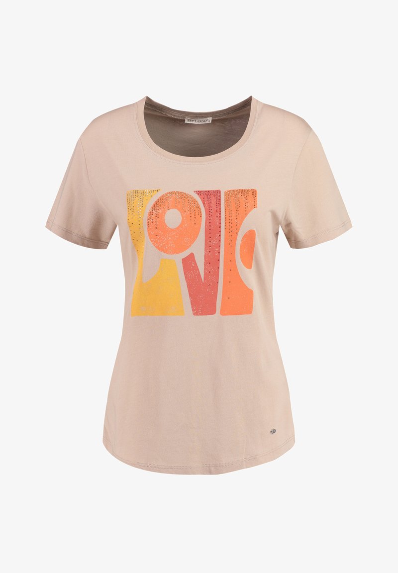 Key Largo IMPULSE ROUND - T-Shirt print - beige