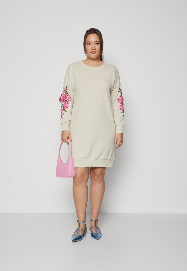 CARLINEHA LIFE DRESS - Day dress - pumice stone4