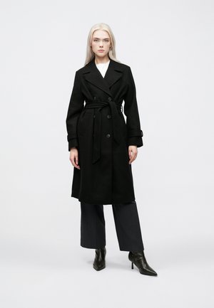 Vero Moda VMFORTUNEVEGA LONG  GA - Καμπαρντίνα - black