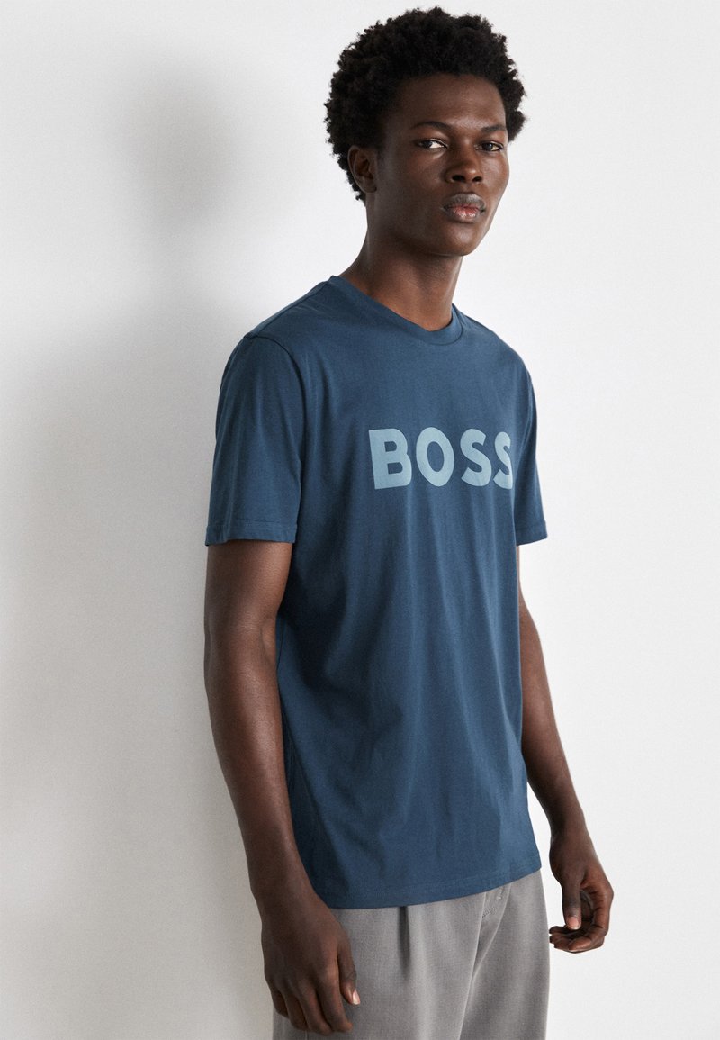 BOSS THINKING - Camiseta estampada - open green