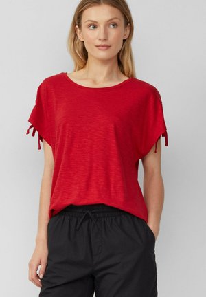 T-shirt basic - mohnrot