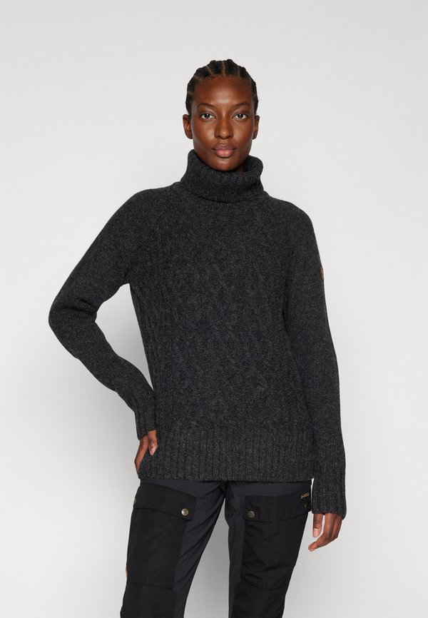 ÖVIK CABLE KNIT ROLLER NECK W - Jumper
