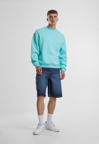 Urban Classics FLUFFY CREWNECK - Sweatshirt - berylblue