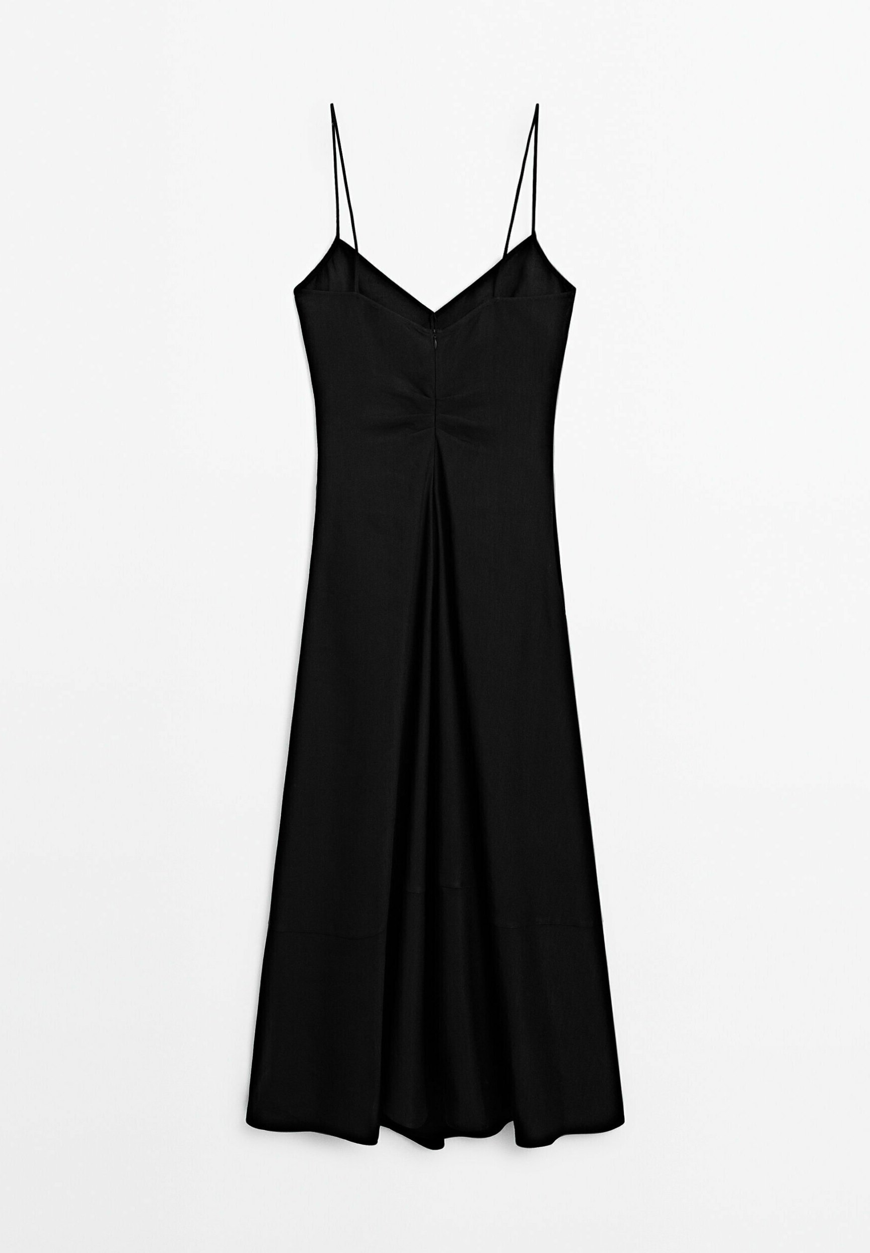 Massimo Dutti LONG FLOWING WITH V-NECKLINE - Maxi dress