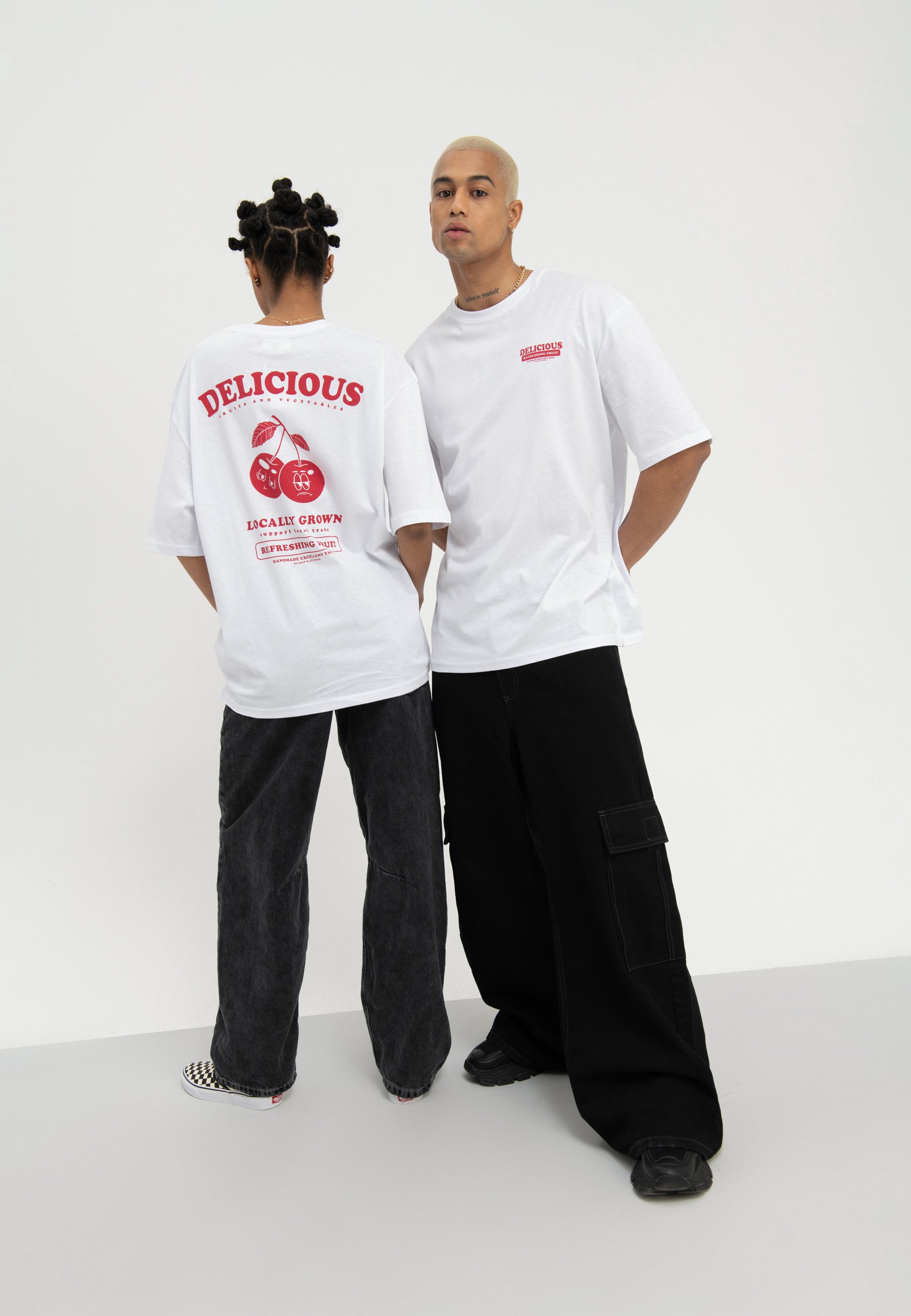 tシャツ 「eL」Cherry Tee LS/593012 レディース Koszulka in my cherry era Off White | Nous Tous – Nous Tous