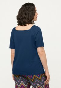 Ulla Popken T-shirt basic - dark blue
