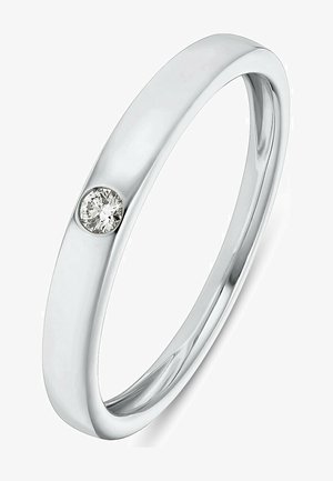CHRIST Ring - weißgoldfarben