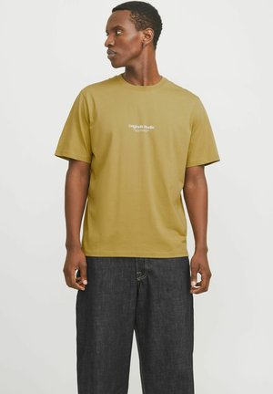 2-ER SET LOGO JORVESTERBRO - Print T-shirt - senf