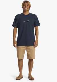 Quiksilver RUSHED LOGO DNA - Triko s potiskem - dark navy