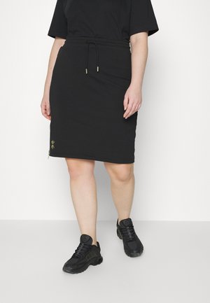 MIDI SKIRT - Pouzdrová sukně - black