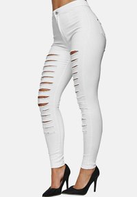 Elara HIGHWAIST - Vaqueros pitillo - weiß