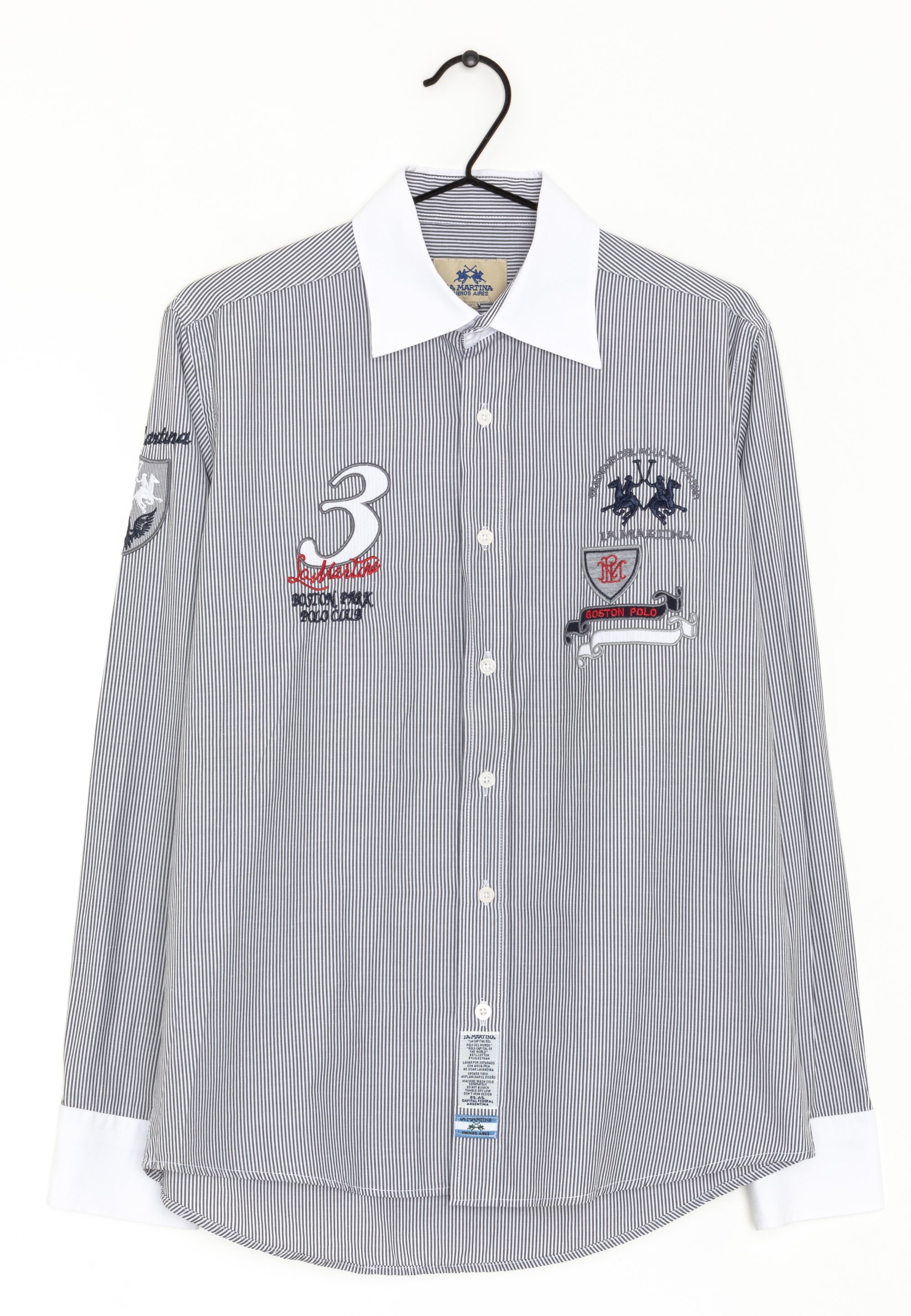 La Martina Camisa grey/gris (Segunda mano)
