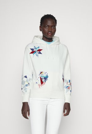 LOGO QUILTED MOTIF HOODIE - Felpa - nevis