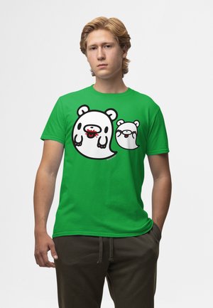 Henry Tiger, GLOOMY BEAR THE NAUGHTY GRIZZLY GHOST BOO HALLOWEEN ANIME - Triko s potiskem - irish green