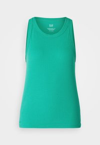 HIGH NECK TANK - Topper - simply green