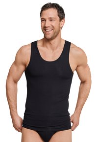 Schiesser 2 PACK - Unterhemd/-shirt - schwarz
