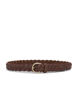 BRAIDED BELT - Curea împletită - brown