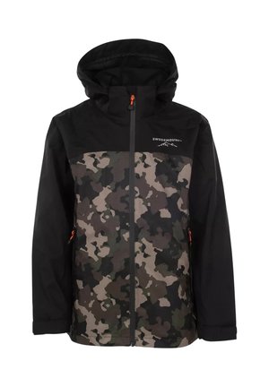 Swedemount BODÖ RAIN - Sadetakki - black green camouflage