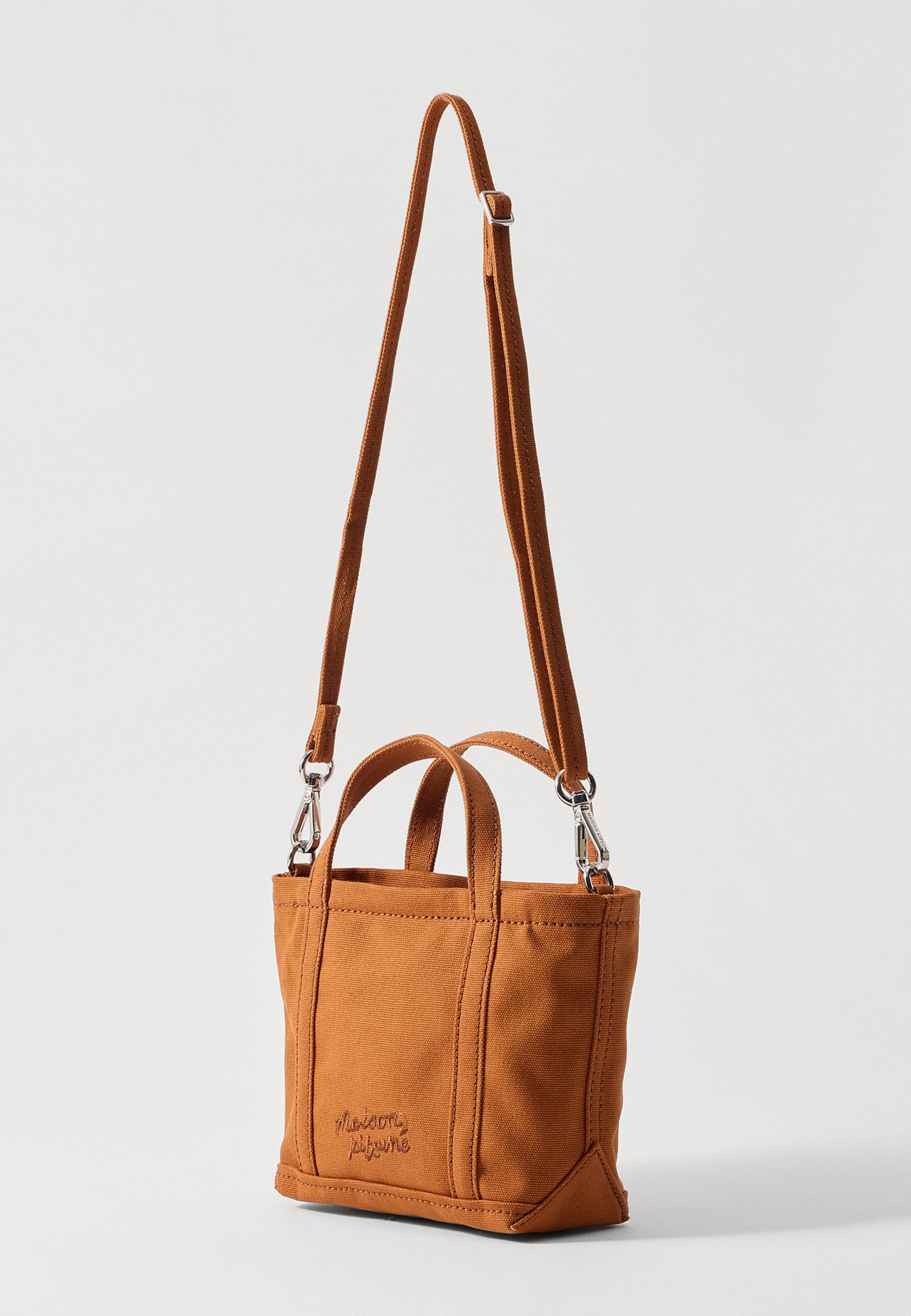 Maison Kitsuné FOX HEAD MINI - Handbag - fawn brown/brown - Zalando