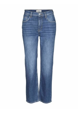 Vero Moda STRAIGHT FIT VMELIA  - Straight leg jeans - medium blue denim