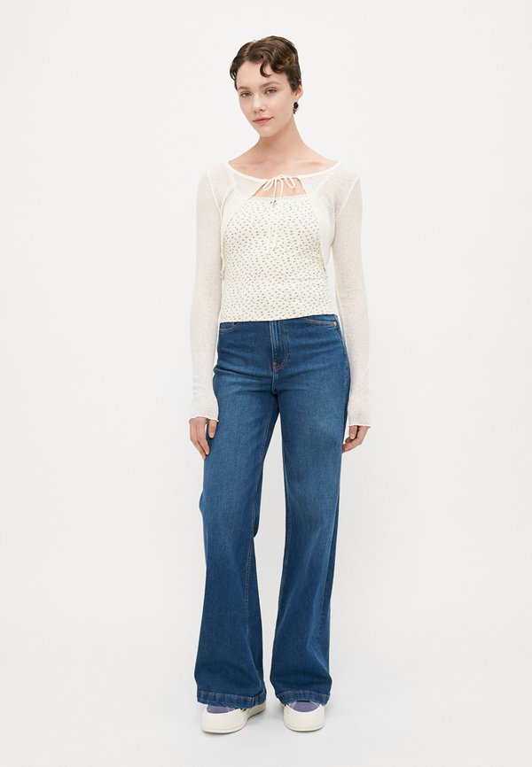 ONLLEMONE DOUBLE - Long sleeved top - egret2