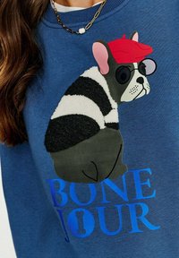 NAOKO BONE JOUR - Mikina - blue