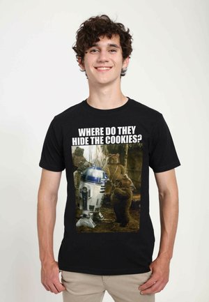 STAR WARS: CLASSIC HIDDEN COOKIES UNISEX - Print T-shirt - black