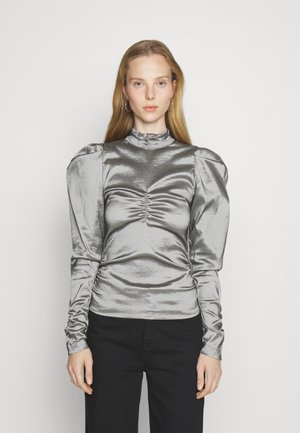 YESICA  - Bluza - black silver metallic