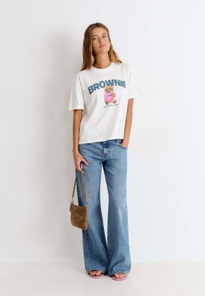 Brownie, CAMISETA PERRITO HELADO - T-shirt con stampa - blanco