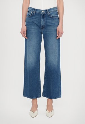 THE DODGER ANKLE - Avar lõikega teksad - dark blue denim