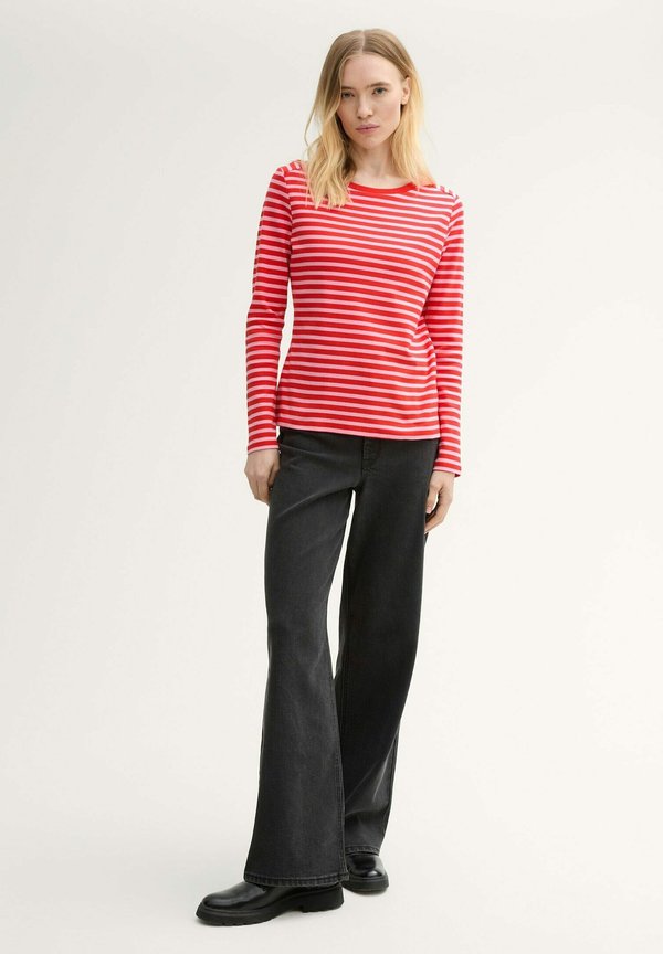 STRIPED INTERLOCK  - Long sleeved top2