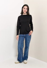 Cecil FUNNELNECK IN UNIFARBE - Langarmshirt - schwarz