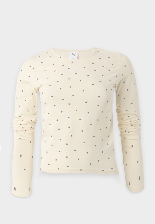 PUMA SPEED PROGRAM EUROPE WOMEN TEE - Long-sleeved top - creamy vanilla — photo 5