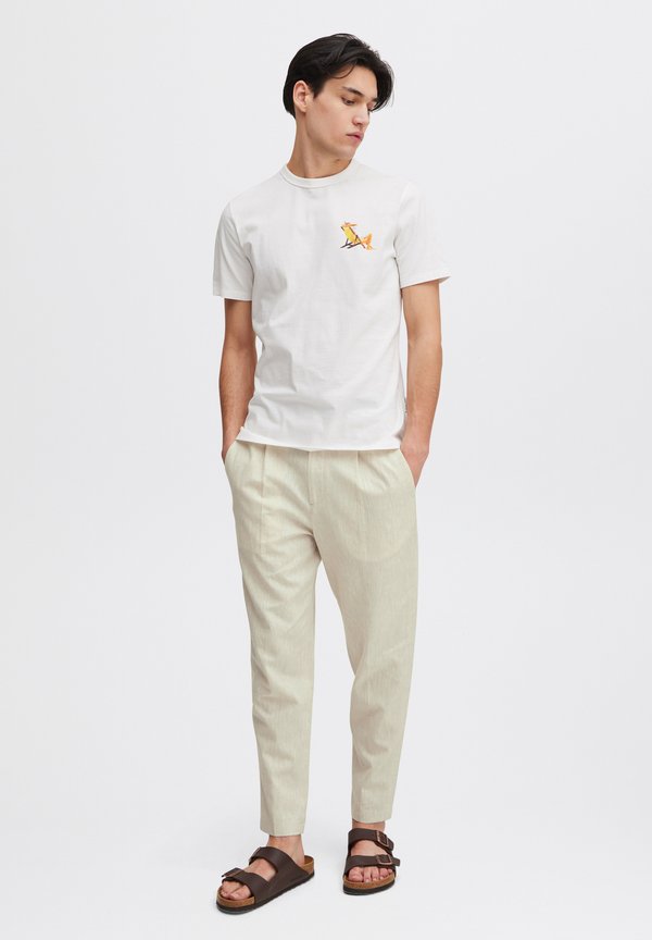 CFMARC LINEN MIX RELAXED FIT - Trousers - chateau gray melange3