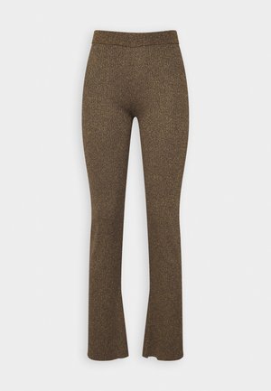 Stylein PEARLY TROUSERS - Püksid - bronze/gold
