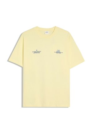 Bershka, SHORT SLEEVE PRINT T-SHIRT - T-shirt con stampa - yellow