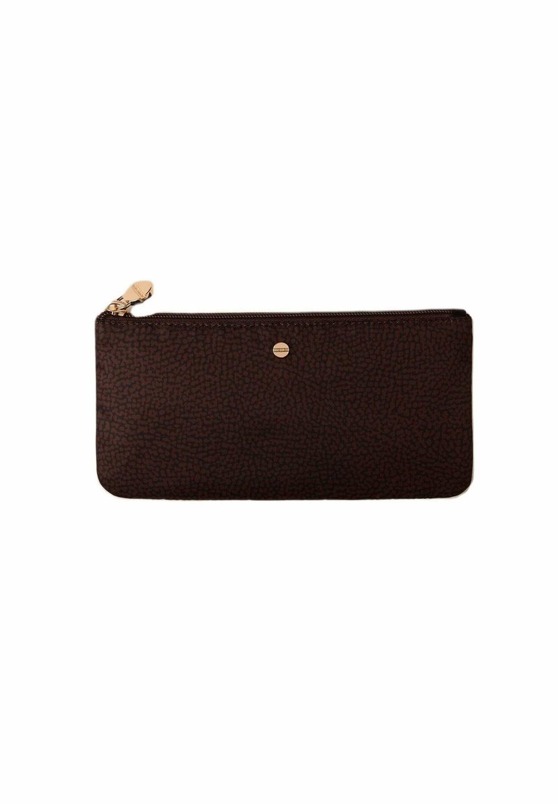Borbonese CLASSICA FLAT  - Geldbörse - dark brown black