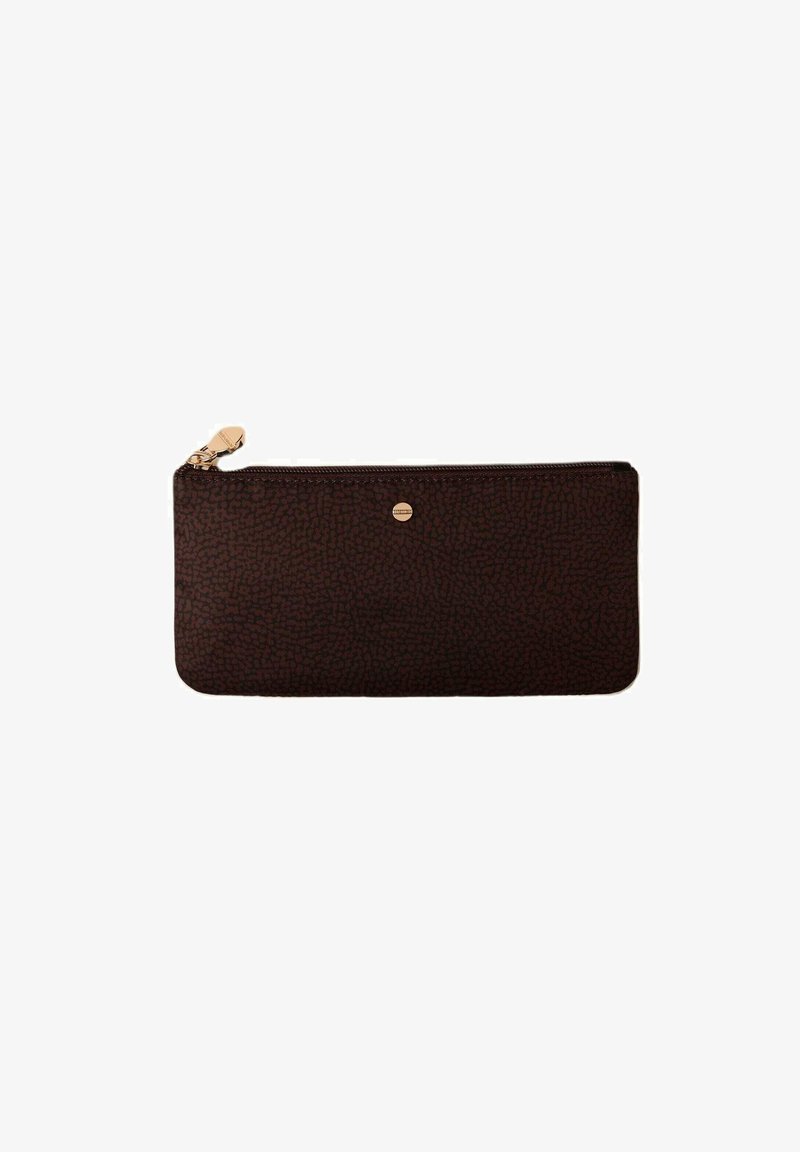 Borbonese CLASSICA FLAT - Geldbörse - dark brown black