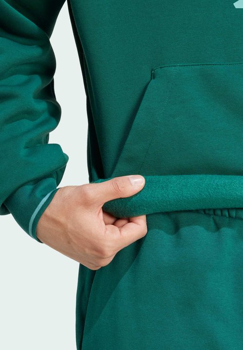 adidas COLLEGIATE - Jersey con capucha - collegiate green powder teal — photo 4