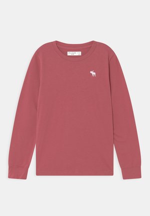 BASIC SOLIDS - Camiseta de manga larga - red