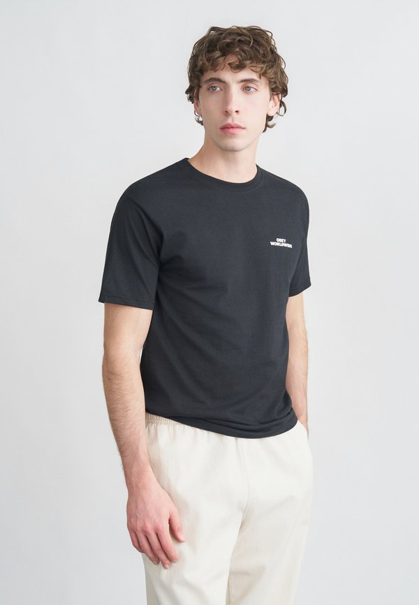 WORLDWIDE - Tricou basic - black