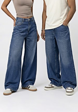 YOURTURN UNISEX - Baggy jeans - blue denim