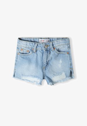 FRAYED EDGE - Jeansshort - light blue denim