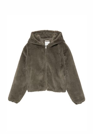 WITH HOOD - Téli dzseki - brown