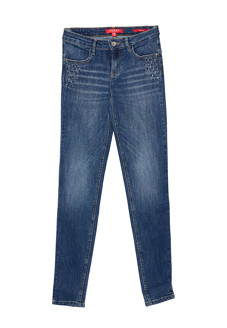 Guess Slim fit jeans donkerblauw