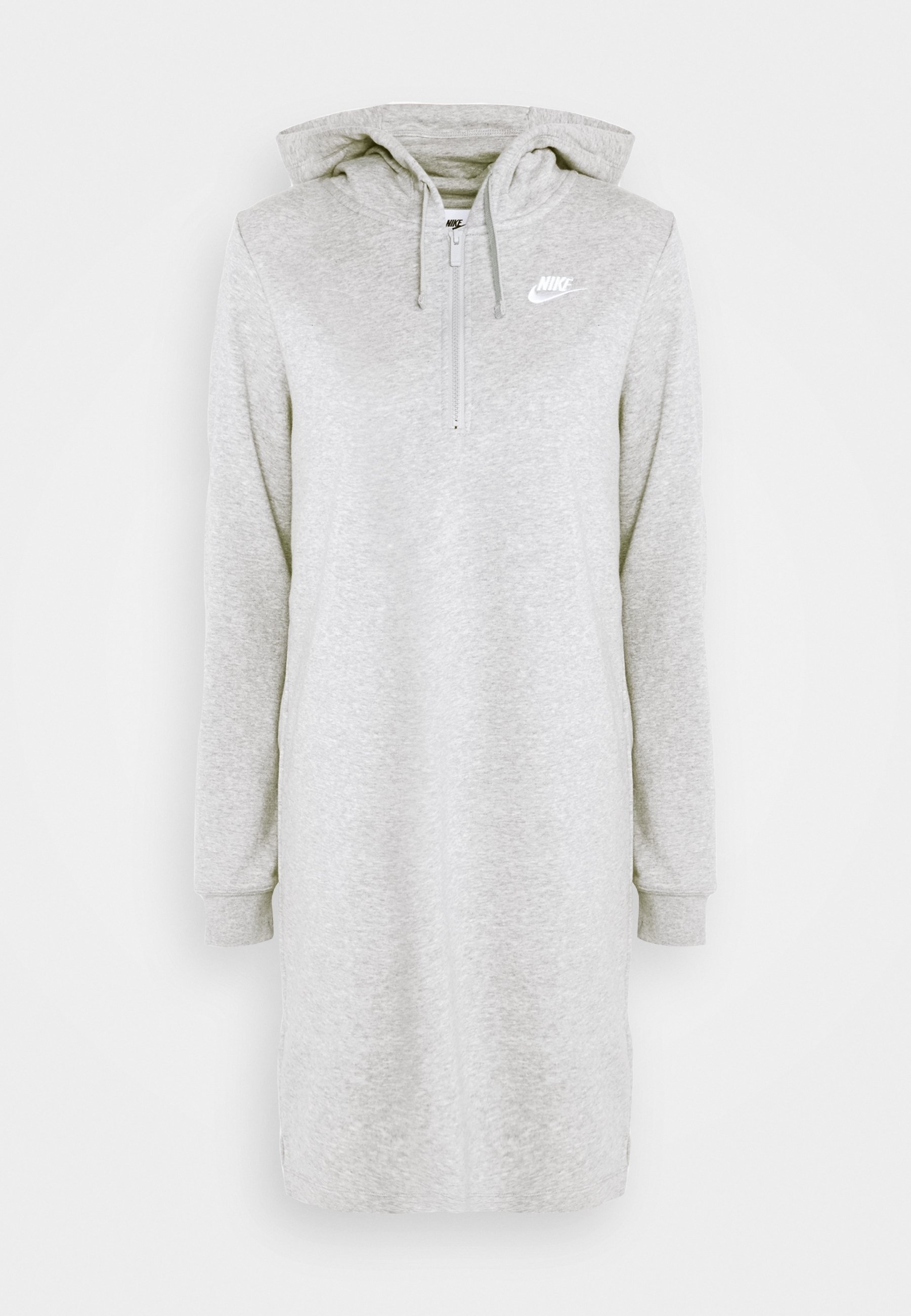nike essential fleece hooded sweatshirt dress